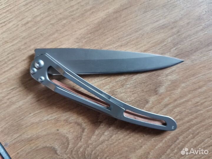 Складной нож Deejo Tattoo Elf 37G, Coral wood