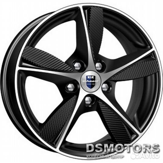 Диски Кинезис 6.5/16 5x112 ET35 d66.6 алмаз чёрный