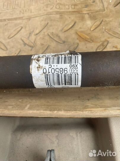 Привод передний левый renault logan 1.6