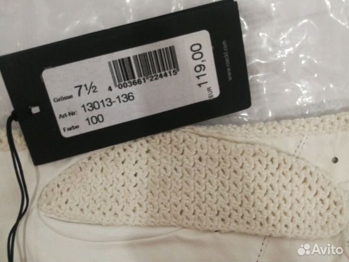 Перчатки новые кожа Италия Roeckl