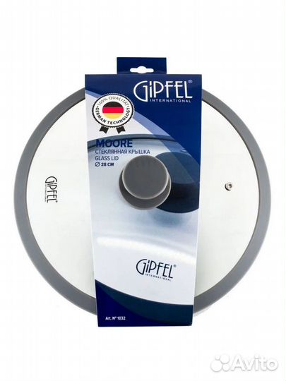 Крышка стеклянная Gipfel Moore 1032, 28 см