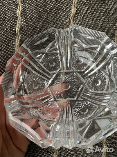 Хрустальная пепельница