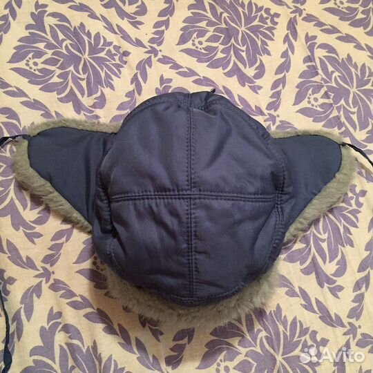 Тёплая зимняя шапка на мальчика