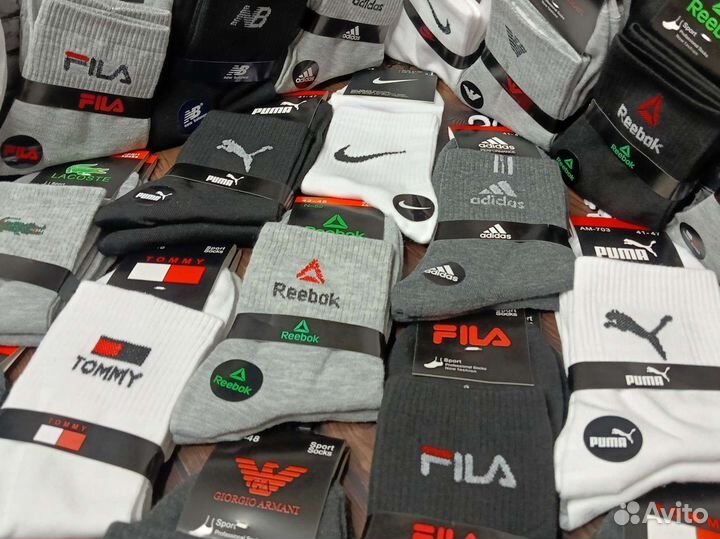 Носки Nike Adidas Puma Reebok