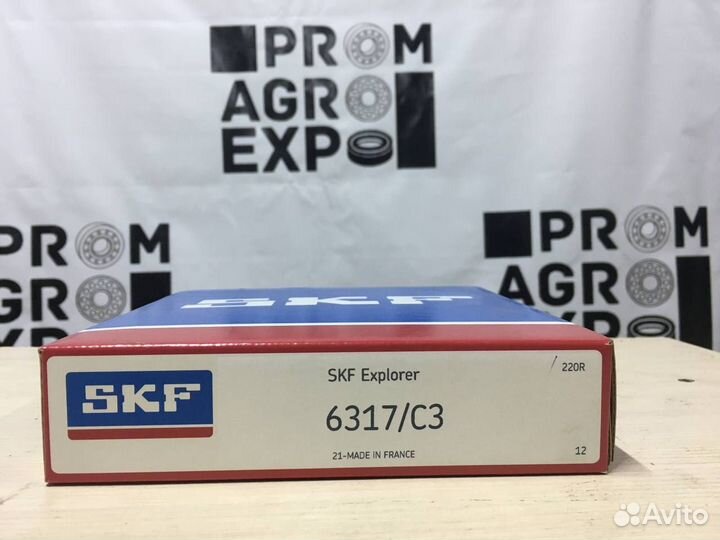 Подшипник SKF 6317 C3,2RS1,2Z/C3