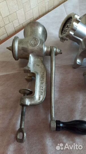 Мясорубка ручная СССР чугунная