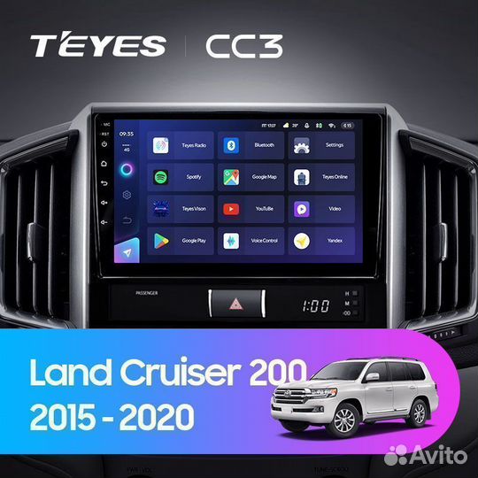 Магнитола Teyes CC3 Toyota Land Cruiser 200