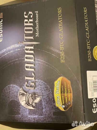 Материнская плата Esonic b250-btc с процессором