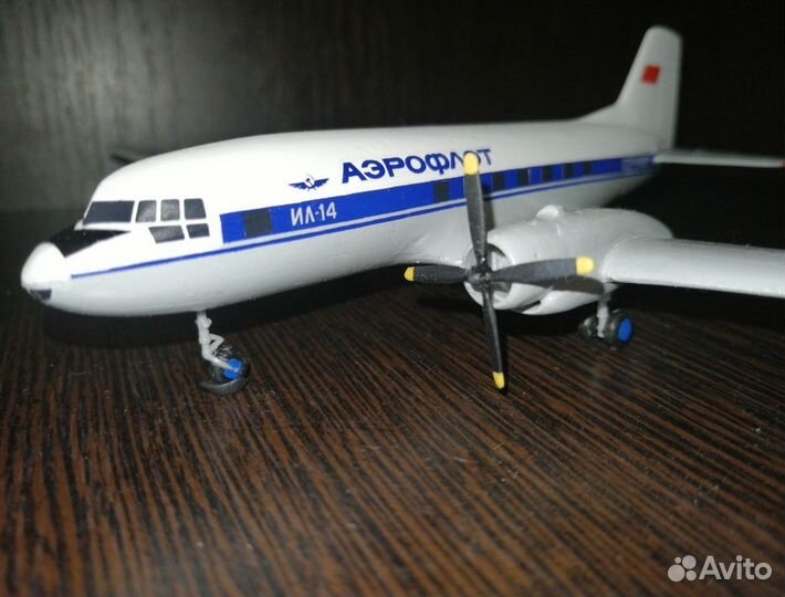 Модель Ил-14 Аэрофлот 1/144