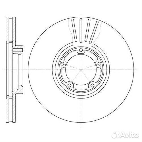 Тормозные диски Ford Transit IV, V 91 комплект