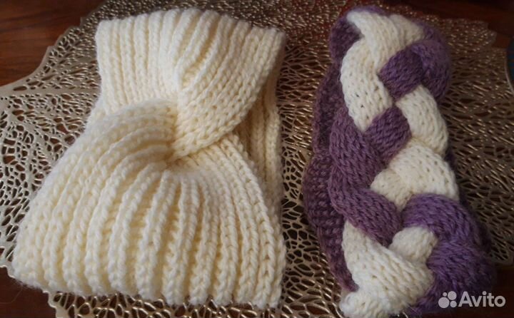 Повязка на голову. Ручная работа