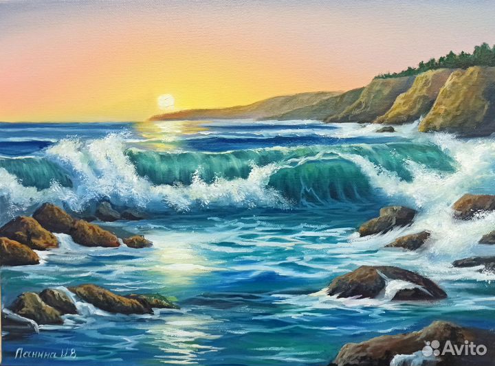 Картина маслом на холсте 