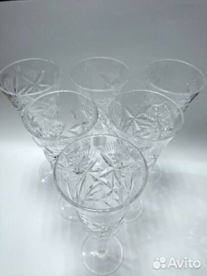 Фужеры хрустальные СССР