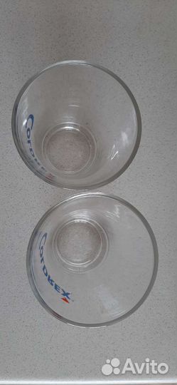 Стаканы 2 штуки, стекло, бу