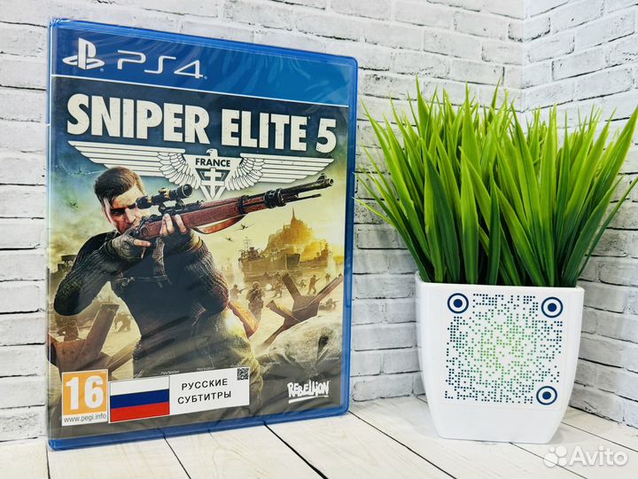 Sniper Elite 5 PS4 (Новый диск)