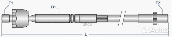 Тяга рулевая MB/Moog/ meax6343 Moog