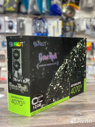 Видеокарта Palit GeForce RTX 4070 Ti GameRock OC