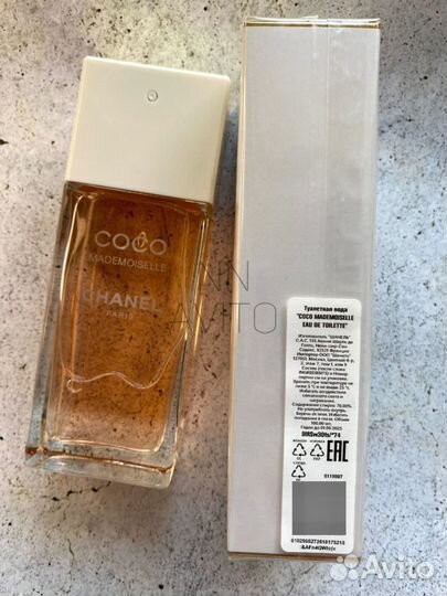 Chanel coco mademoiselle 100 мл туалетная вода