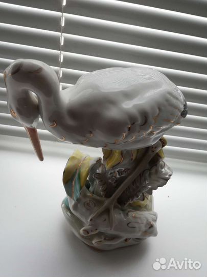 Цапля и лягушка, Дулево, 60е