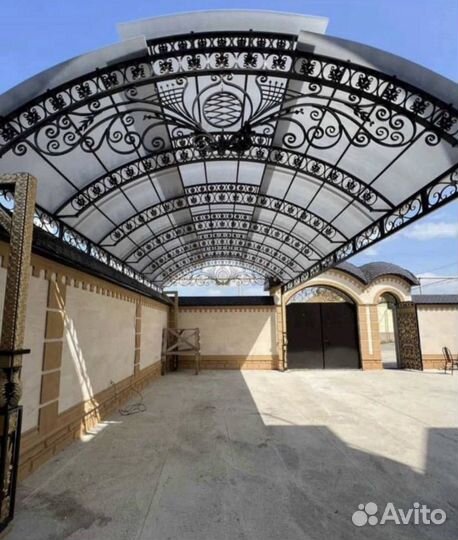 Навесы козырьки перила