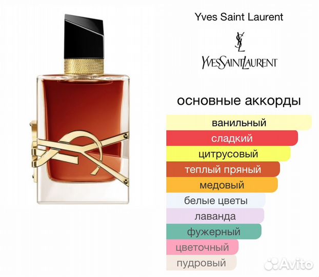 Парфюм YSL Libre intense Ориг