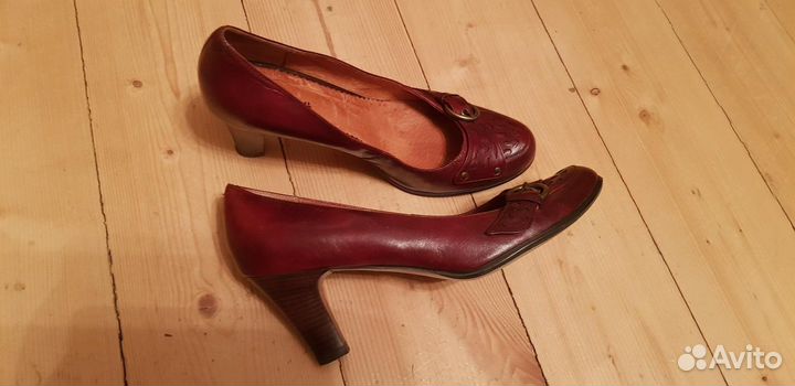 Туфли женские кожаные, размер 40,5