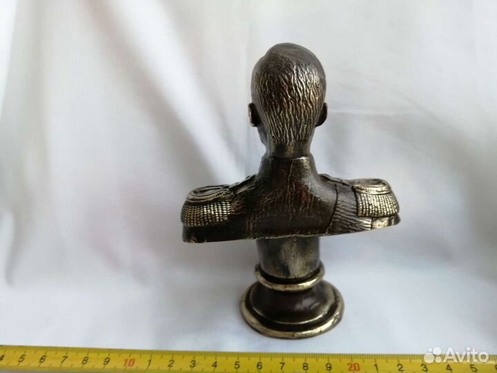 Бюст Статуэтка Николай 2 латунь