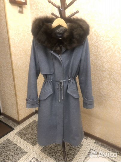 Пальто зимнее женское 46, парка