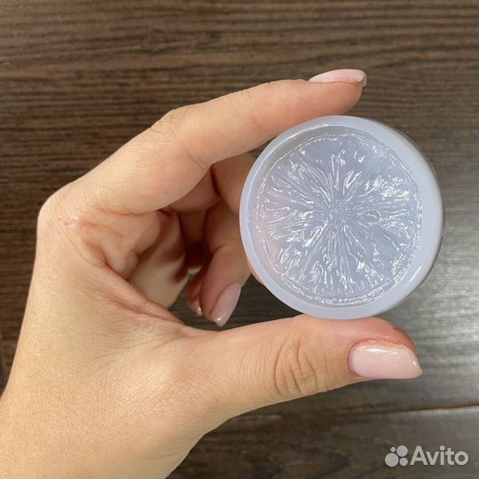 Силиконовый молд - Долька лимона, d5см