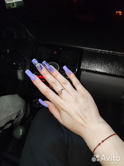 Модель на маникюр наращивание