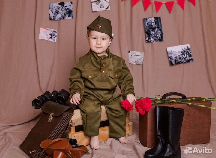 Аренда детского военного костюма