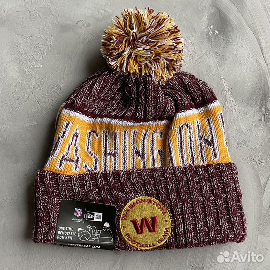 Шапка зимняя NFL Washington Football Team