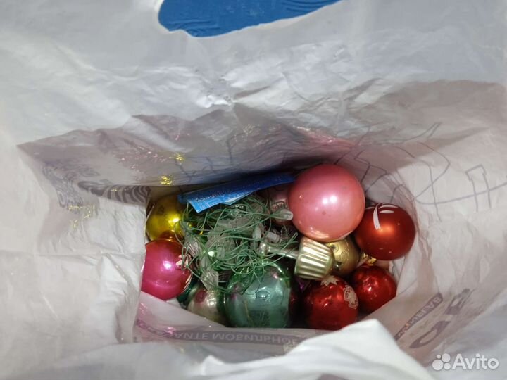 Елочные игрушки пакетом
