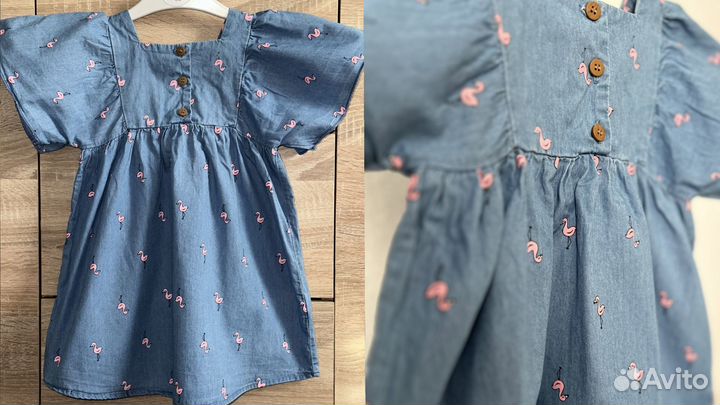 Платья для девочки 80/86 (девять платьев)