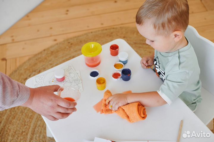 Стол и стул растущий детский