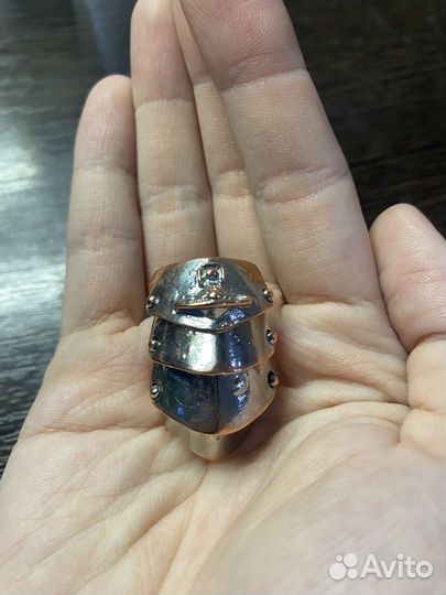 Vivienne westwood кольцо броня