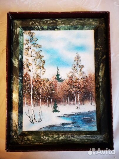 Картина из камня