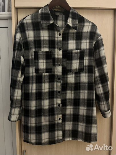 Рубашка в клетку shein