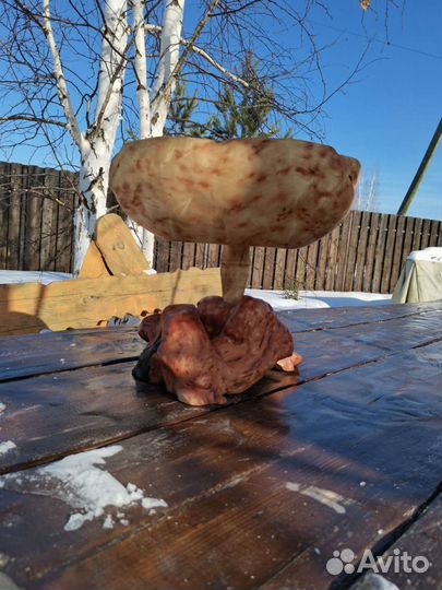 Конфетница и фруктовница из березового капа