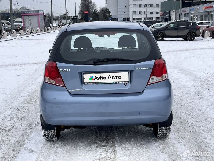 Chevrolet Aveo 1.2 МТ, 2006, 105 532 км