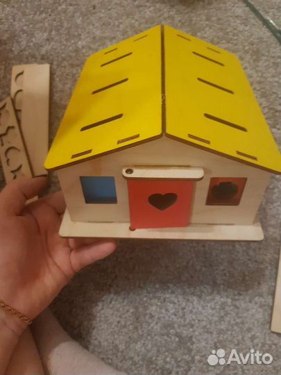 Деревянная игра/сортер