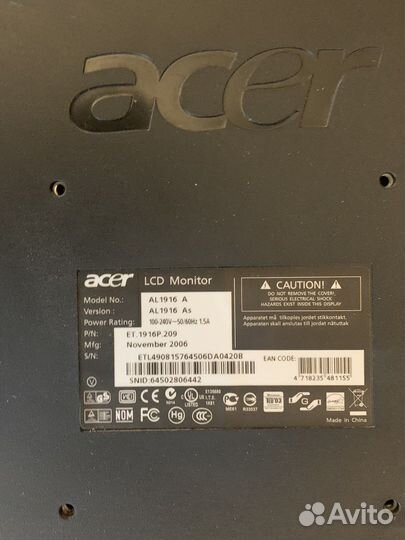 Монитор Acer