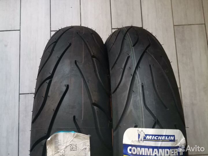 150/80B16 + 130/90B16 michelin commander 2