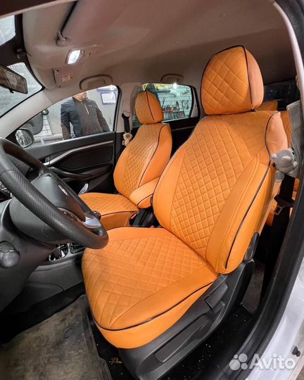 Авточехлы из алькантары Ford EcoSport Автопилот