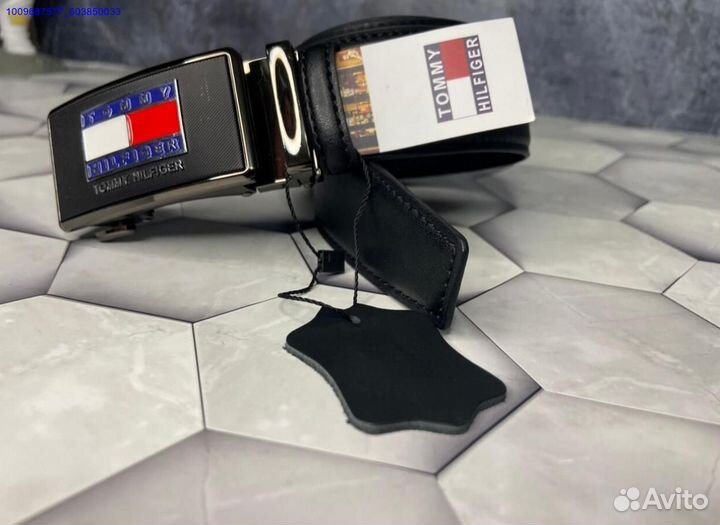 Мужской Ремень Tommy Hilfiger кожаный