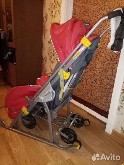 Детские санки коляска