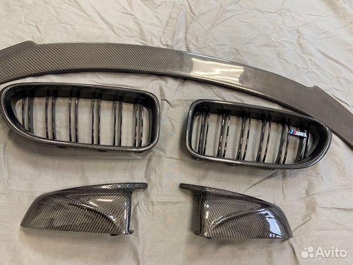 Спойлер зеркала ноздри карбон BMW F06 F12 F13