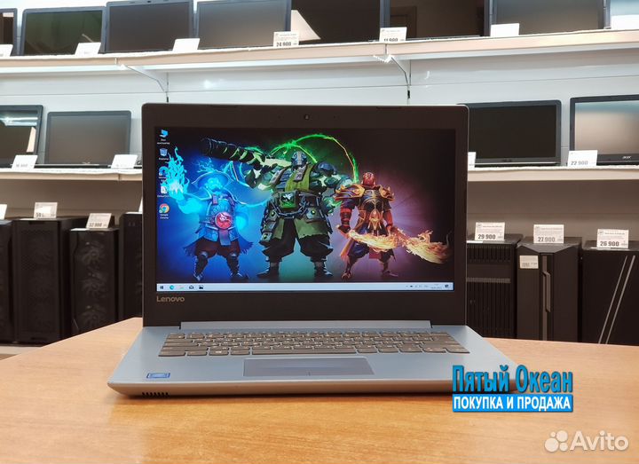 Ноутбук Lenovo FHD 14, Pentium N4200, SSD, Гаранти