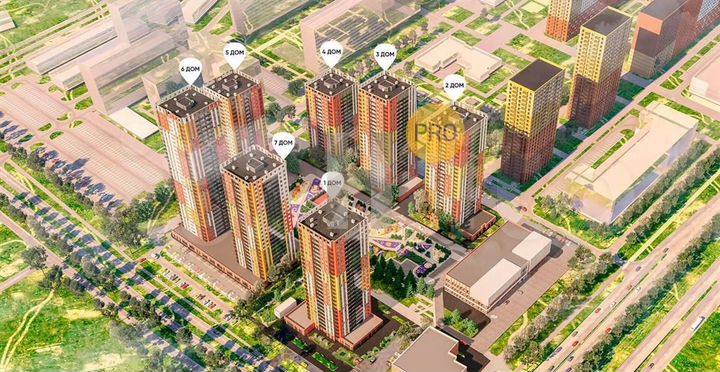 2-к. квартира, 60,2 м², 20/25 эт.