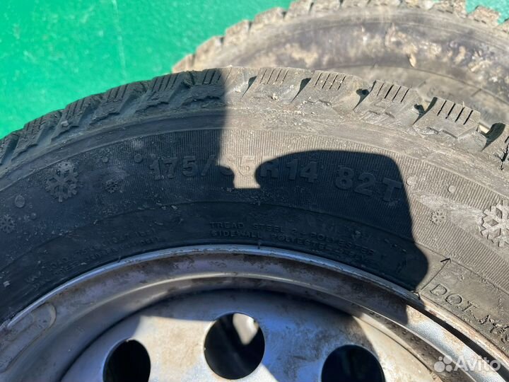 Колеса в сборе r14 зимние на ваз